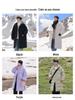 Men's White Duck Down Hooded Winter Jacket 2025 - Mid-Length, Thickened, Warm, Couple Style