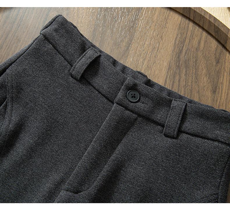 Woolen High-Waisted Wide-Leg Pants for Women - Autumn/Winter 2025, Casual Loose Fit, Thickened Drape.