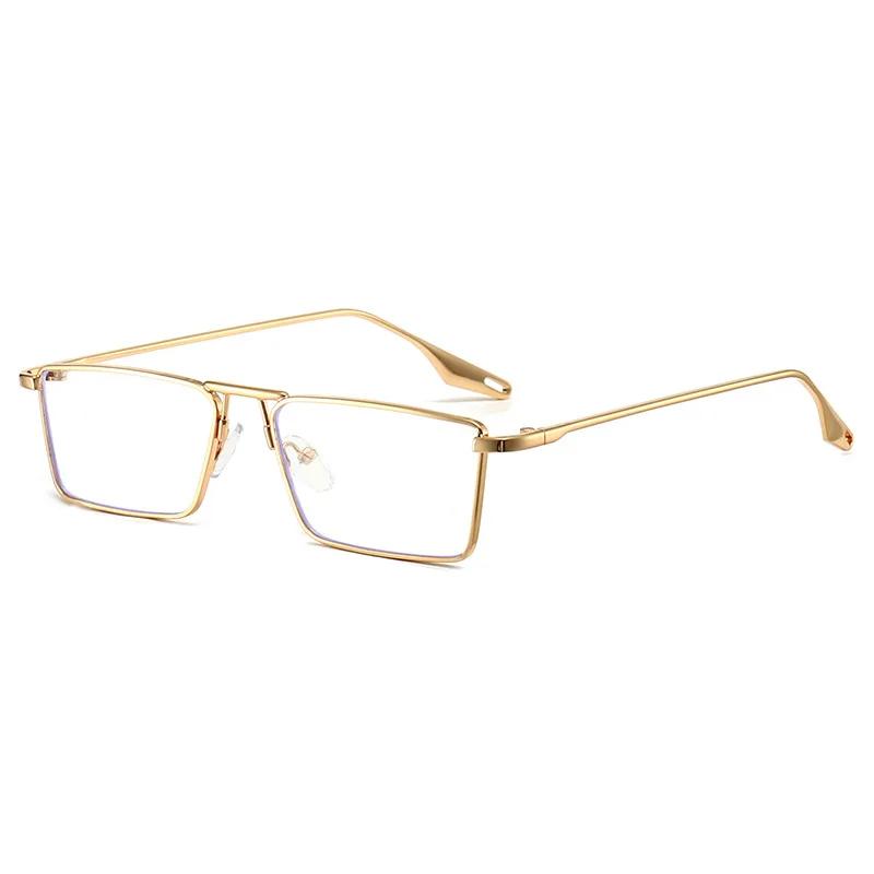 Vintage Narrow Small Sunglasses Woman Luxury Brand Metal Frame Sun Glasses Man Rectangle Driving Eyeglasses Fishing Eyewear