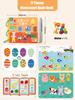 Montessori Mathematical English Paste Quiet Book Children Toy My First Busy Kids Book Sticker Matching Puzzle Game Education Toy