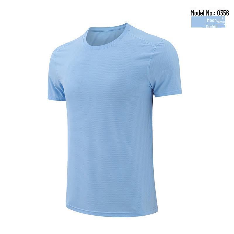 Men's Summer Ice Silk Slim Fit Quick-Dry Sports T-Shirt