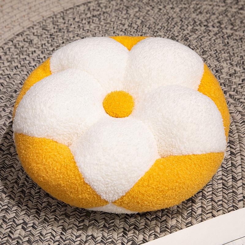 

40cm Flower Cluster Throw Pillow Floral Plush Cushion Stuffed Sofa Hugging Pillow Plush Warm Birthday Celebration Present Home Decorative Pillow