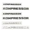 Compatible with Mercedes-Benz C-Class/E-Class C200/C180/E300 Rear Tail KOMPRESSOR Car Emblem Sticker.
