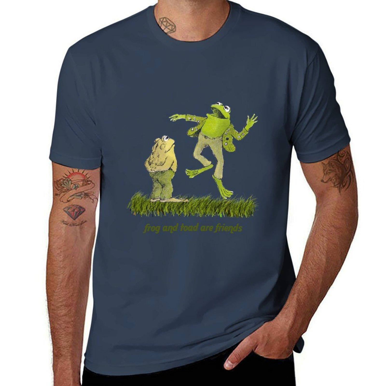 Frog and toad forever TShirt Basic Plain Tee for Spring and Summer S