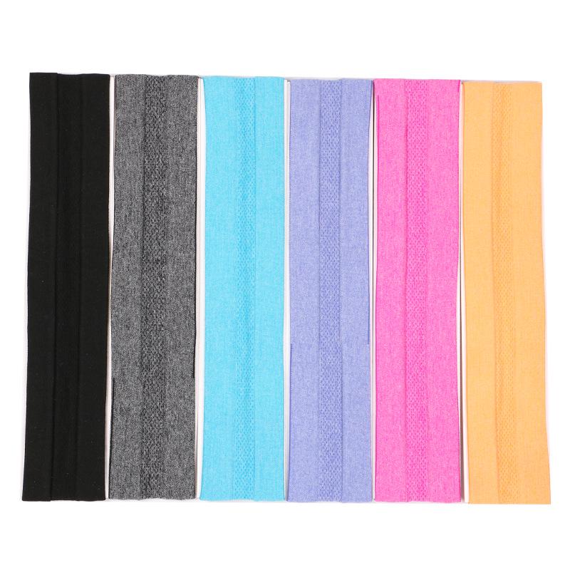 Non-Slip Sweat-Wicking Colorblock Sports Headband for Running, Yoga, and Tennis