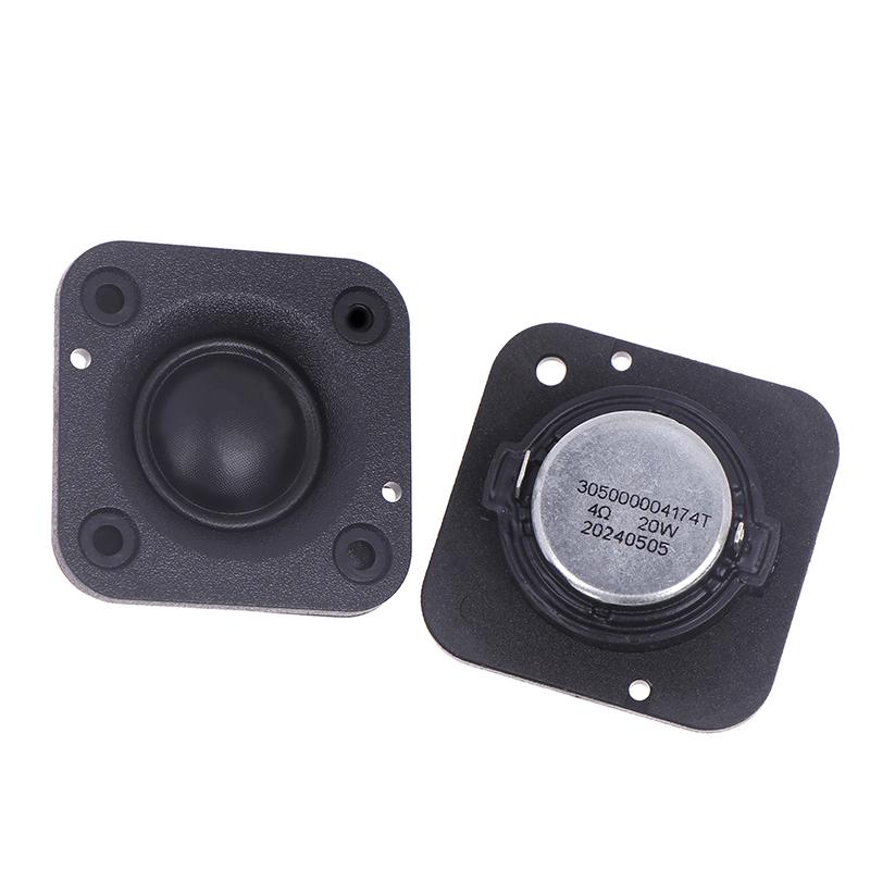 2 Stück 2 Zoll Audio-Lautsprecher 4 Ohm 20W 48mm Hochtöner Hifi Musiklautsprecher Seidenmembran-Hochtöner DIY Heimkino-Lautsprecher