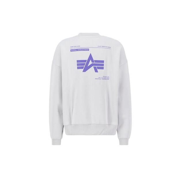 Толстовка Alpha Industries Logo Backprint Sweatshirt EU 1XL