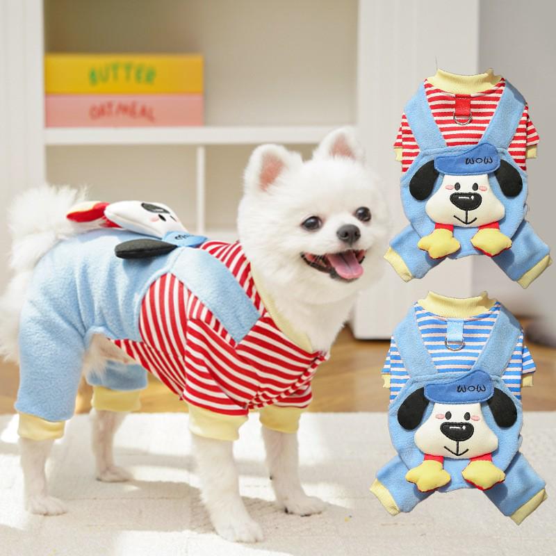Autumn/Winter Dog Apparel for Medium to Large Breeds: Teddy, Corgi, Pomeranian, Golden Retriever, Border Collie, and Shiba Inu.