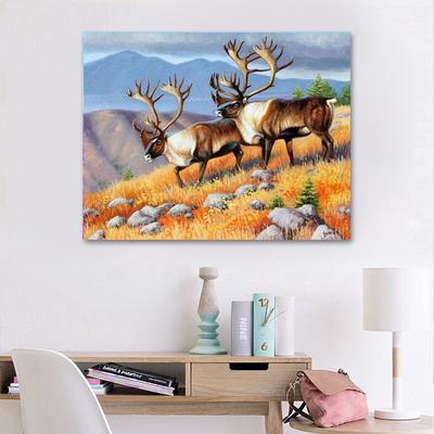Pittura Diamante Fai da Te Animale Alce Punto Croce Mosaico Diamante Ricamo Diamante Decorazioni per la Casa Dipinti