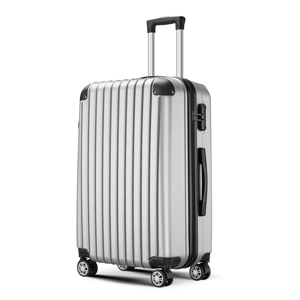 20-Inch Fixed Spot Corner Protector Trolley Luggage – ABS Travel Suitcase Bag with Printed Logo, Ideal As a Business Gift.