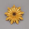 Medieval Style Sunflower Girl Exquisite Hollow Fireworks High-end Brooch
