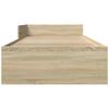 Bed Frame with Headboard Sonoma Oak 80 x 200 cm Engineered Wood