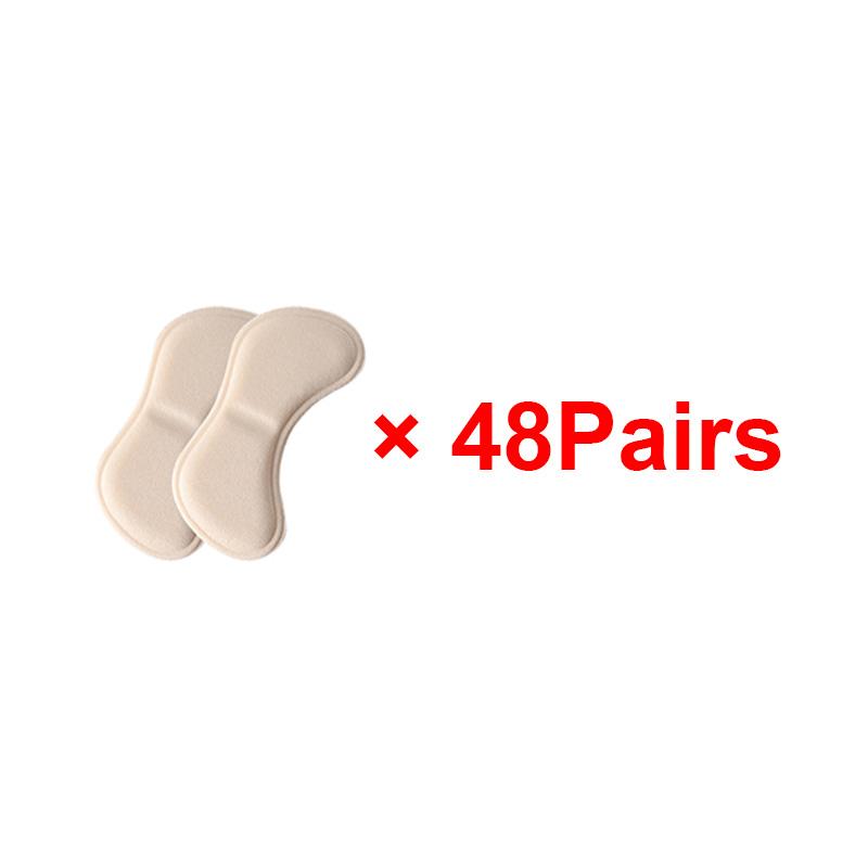 4 Pairs/8 Pairs Heel Insoles Pads Patch Pain Relief Anti-wear Cushion Feet Care Heel Protector Adhesive Back Sticker Insole