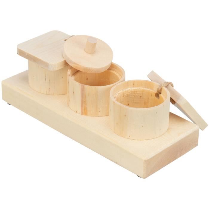 Rodent Toy - Trixie - Snack Cups - Beige - Wood - Rubber