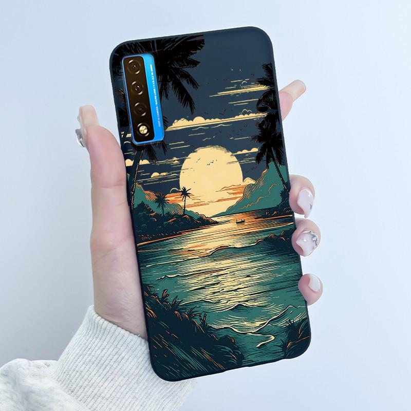 Case For TCL 20S 20L 20L+ 20 Pro 5G Luxury Cute Love Rabbit Funny Black Soft Silicone Phone Case For TCL20 20Pro 5G Back Cover