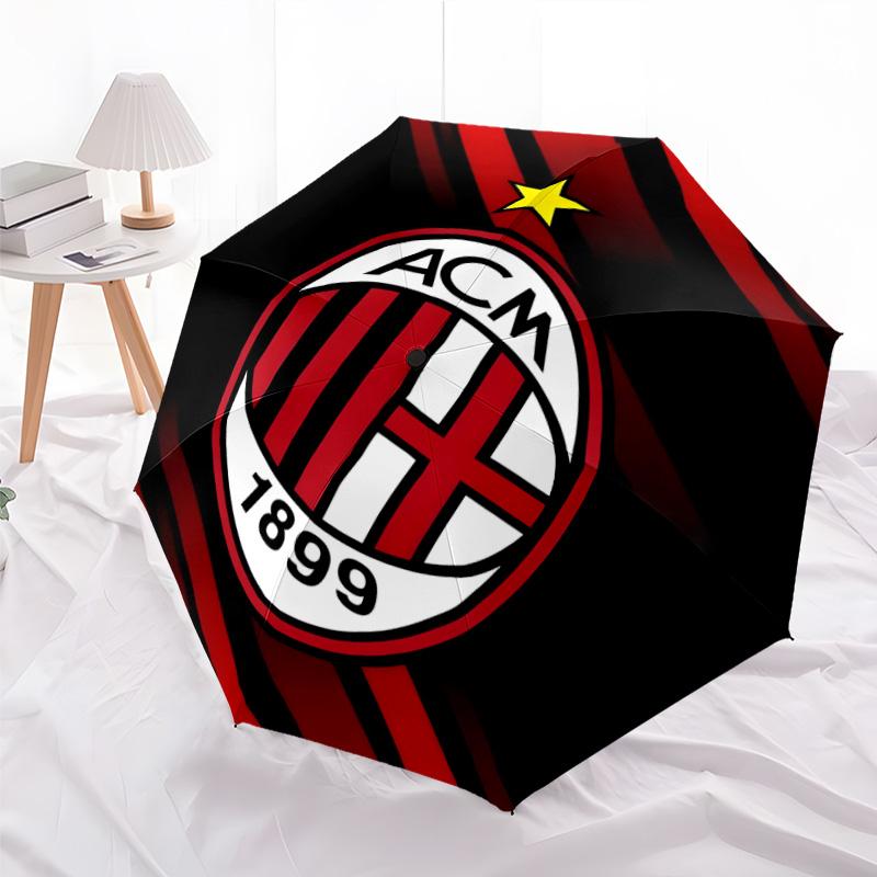 1pc A-AC Milan Umbrella, Sun Protection, And UV Shielding. It Has Eight Sturdy Ribs for Outdoor Use And Perfect As a Holiday Gift