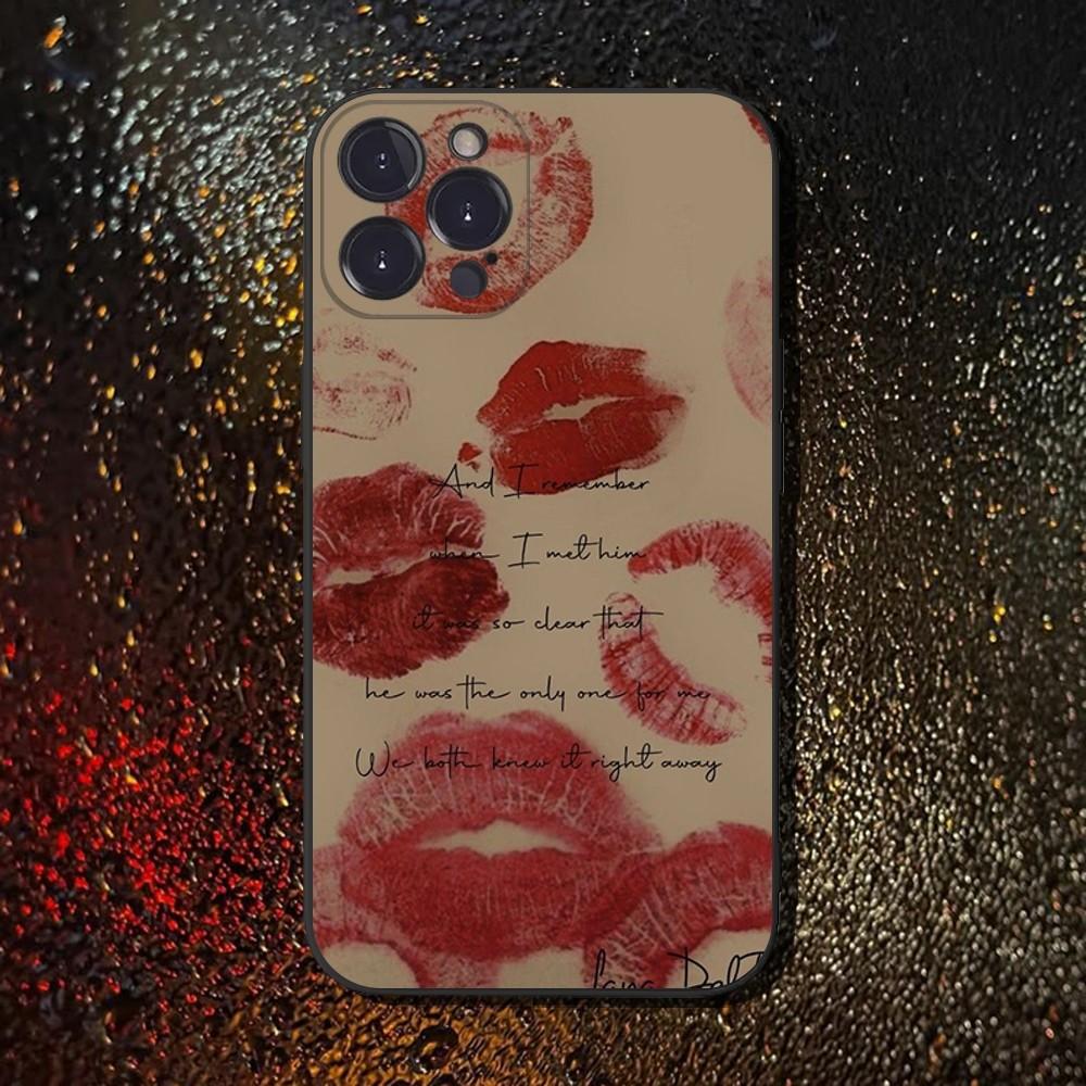 L-Lana Del R-Rey Phone Case For iPhone 16,15,14,13,12,11 Plus,Pro Max,XS,X,XR,SE,Mini,8,7,Soft Silicone Black Cover