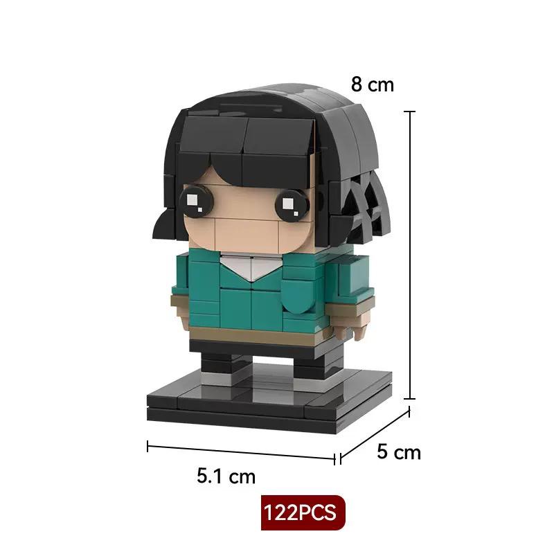 Brick Head Z Model Building Toy Desktop Creative Toy Ornament Building Blocks Set Educational Toy Boy'S Birthday Gift