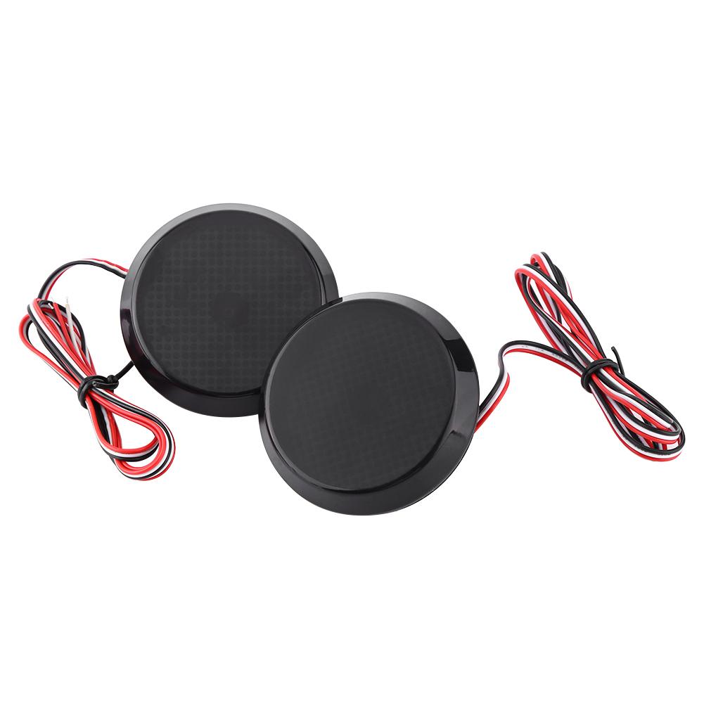 6.8cm Car LED Tail Rear Bumper Reflector Light Fog Brake Stop Lamp For Red