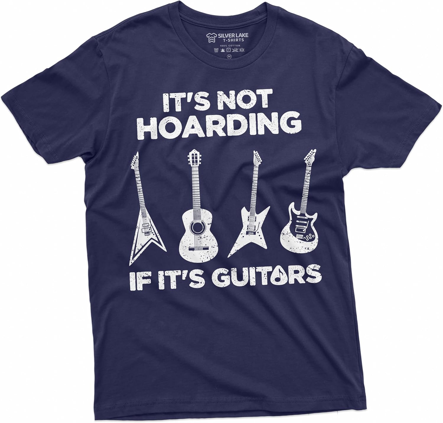 Men s Hoarding Guitars Funny T-Shirt Guitar Player Mens Funny Gifts Music Musician Gift tee Shirt S разноцветный