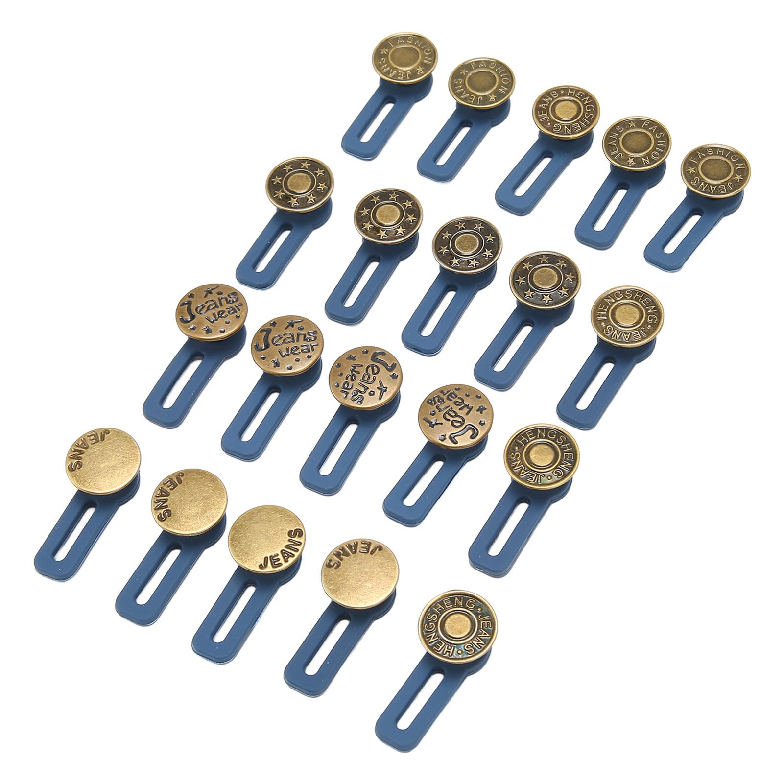 

20 шт. Поясная пряжка для самостоятельного изготовления, регулируемая, съемная, круглой формы, сплав, силикон, маленькая, портативная, для брюк