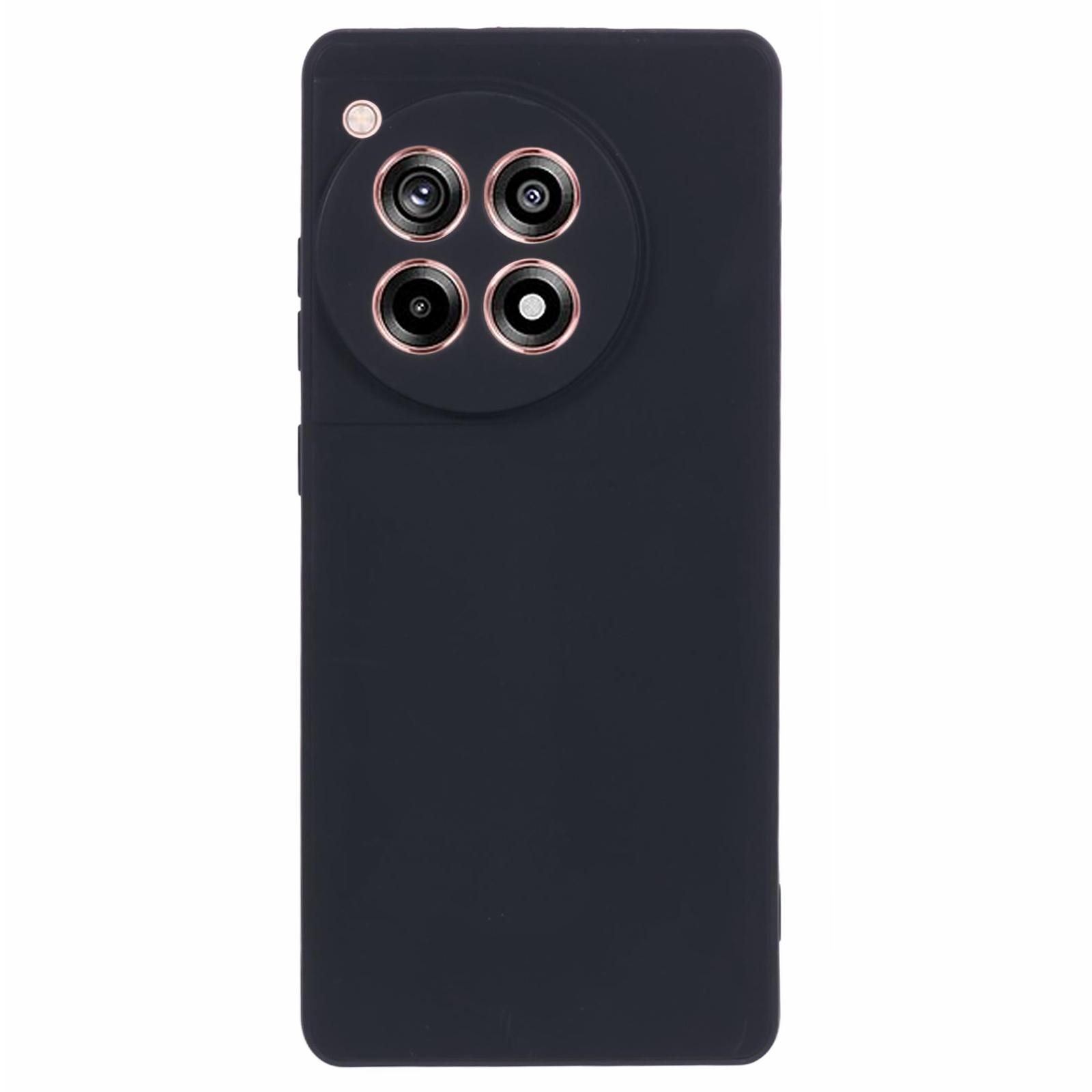 

Для OnePlus Ace 3 5G/12R 5G ТПУ Чехол для телефона Прямой край Защита Чехол для мобильного телефона Black