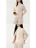 Women's Lightweight Round Neck Down Jacket – Fashionable Plus Size Thin Style with 90% Duck Down Filling.