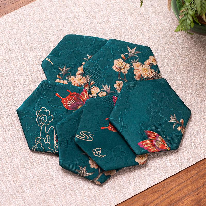 Zhinianhua Zen Style Double-Sided Tea Coaster Set