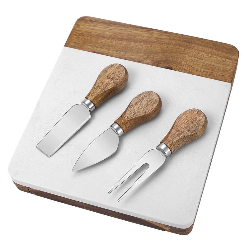 Разделочная доска Wutuo из акации и мраморного дерева