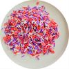 Valentine's Day Heart Polymer Clay Slices Soft Slime Clay Sprinkles for DIY Colorful Slime Decoration Crafts