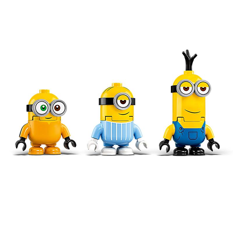 LEGO 75551 Brick-built Minions and their Lair Block Toys