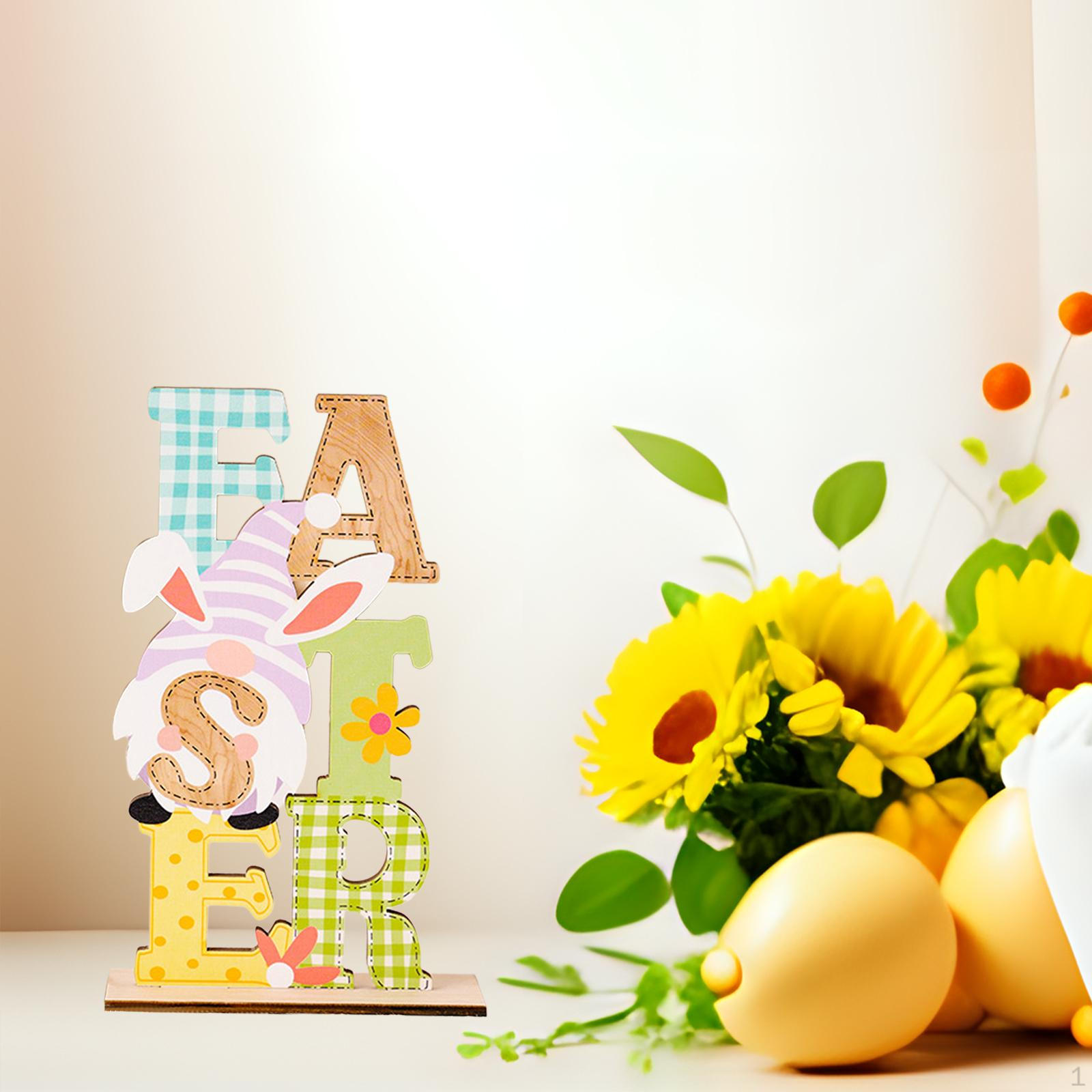 

Декор деревянного стола для празднования Пасхи Gnome Figurine