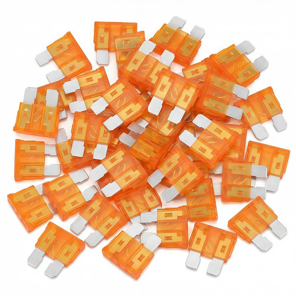 (80Pcs) 10 Amp Standard Fuse, 10A Car Blade Fuses for Car/RV/Truck/SUV/Motorcycle/Boat