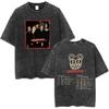 T-shirt Stampa Classica Radiohead Rock Band Uomo Donna Streetwear Harajuku Moda Hip Hop Larga Casual Oversize Cotone Lavato Vintage Top Estivo Nuova Maglietta
