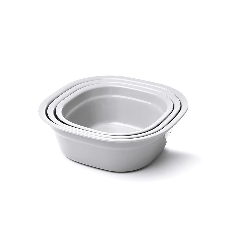 Lavoar pătrat din plastic îngroșat Lavoar mare de uz casnic pentru legume Lavoar pentru picioare pentru bebeluși Lavoar mic