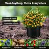 Plant Grow Bags 1/2/3/5/7/10/12 Gallons Non-Woven Grow Vegetable Grow Bags with Handles Flower Planting Containers Garden Tools