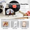Artliving Plate Stands for Display, 4 Inch Black Iron Easel Plate Display Photo Holder Stand, Displays Picture Frames, Decorative Plates