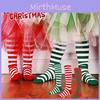 Soft Comfy Long Striped Knee Socks For Xmas Cosplay