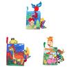Bbsky Baby Tail Cloth Book 3d Tail Animal Cloth Book Tearable Cloth Book 0-1 Year Old Early Education Toy Book