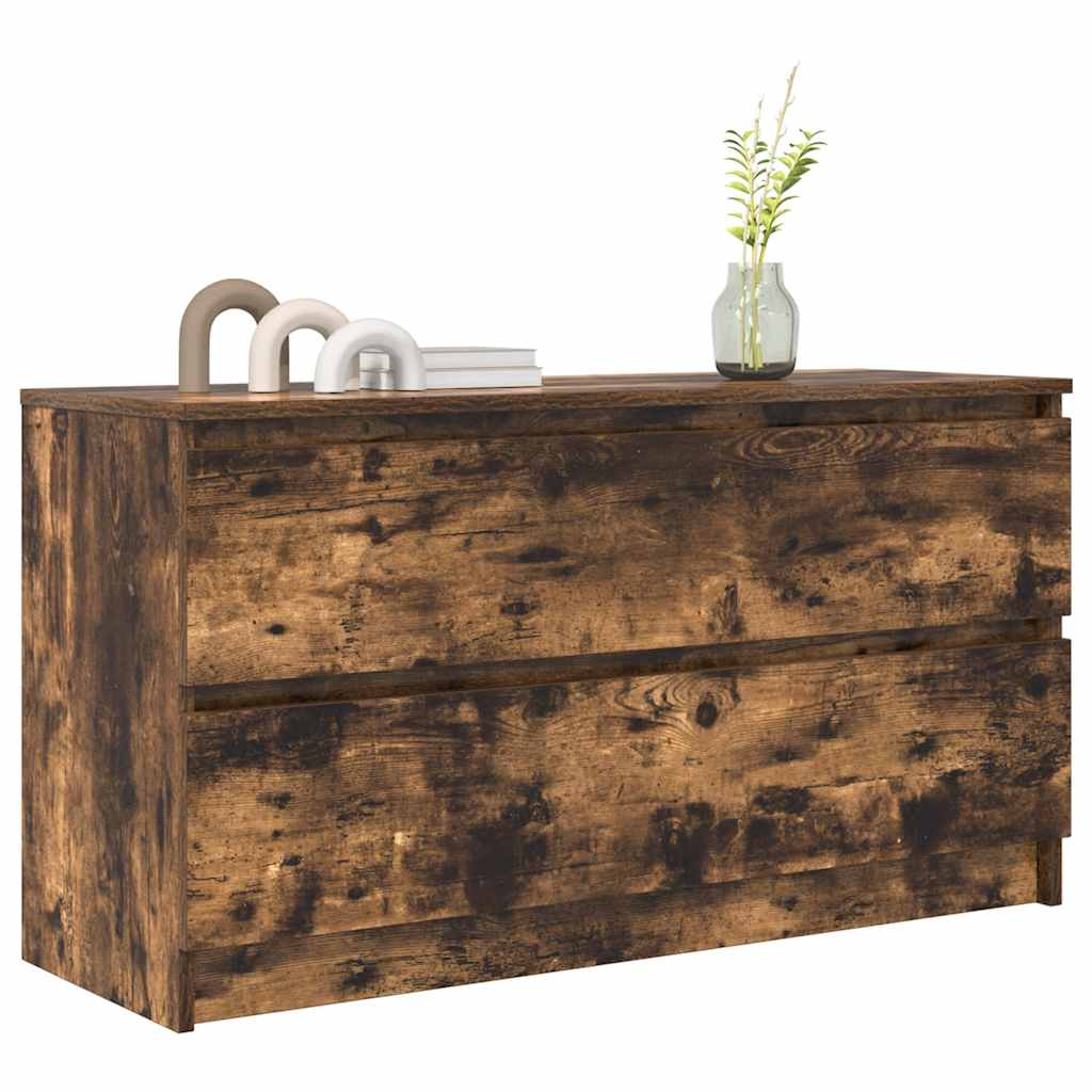 TV Cabinet Smoked Oak 100 x 35 x 54 cm Particleboard