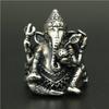 1pc New Arrival Cool Ganesh Ring 316L Stainless Steel Man Boy Fashion Hot Band Party Ganesh Ring