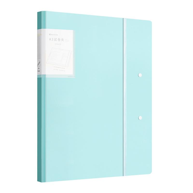 NEW Strap Design A3 File Folder Students Exam Paper Storage Clip Multifunction Clipboard Writing Pad Document File Folders