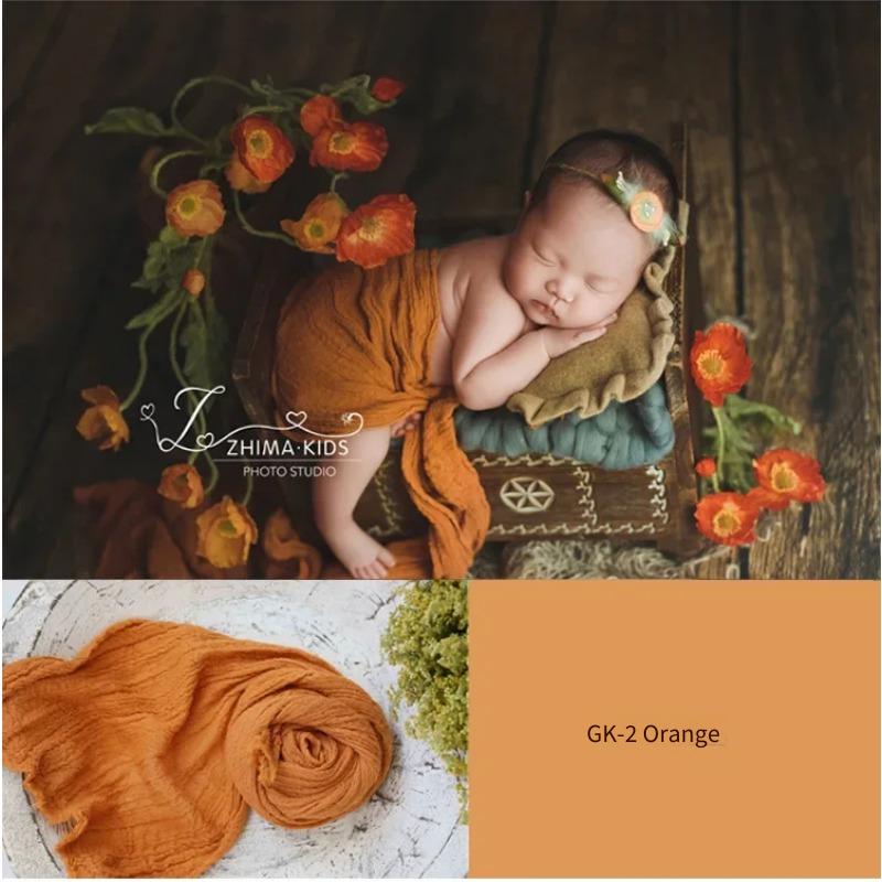Soft Stretch Baby Blanket Cloth - Newborn Photography Props Wrap Cotton Wraps Accessories for Infant Boys & Girls Photo Shoots