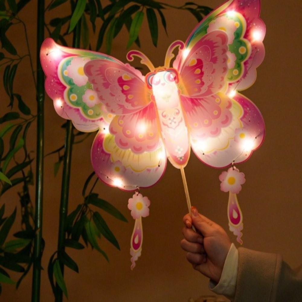 Can Carry and Hold Handheld Butterfly lantern DIY Portable Dragonfly Lamp  Props