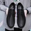 Elegantes Classic Oxford Shoes Hot Sale Men Leather Casual Shoes Soft Sole Lace-up Man Formal Dress Footwear Lightweight Loafers
