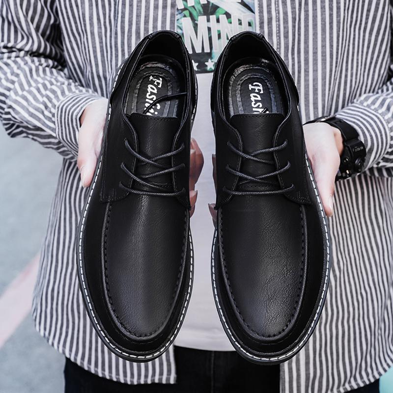Elegantes Classic Oxford Shoes Hot Sale Men Leather Casual Shoes Soft Sole Lace-up Man Formal Dress Footwear Lightweight Loafers