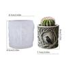 Flowerpot Mould Silicone Crow Planter Mold for Crafting Resin Jewelry Decorative Planter Multiple Crafting Materials