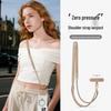 Adjustable Anti-Lost Crossbody Mobile Phone Lanyard - Wide Strap Woven Necklace for Men and Women
