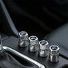 AAANV1 4x Aluminum Car Tire Valve-Caps Diamond Tyre Valve Airtight Cover Waterproof Dust For Ford mondeo mk3 Focus 2 3 Auto Accessories