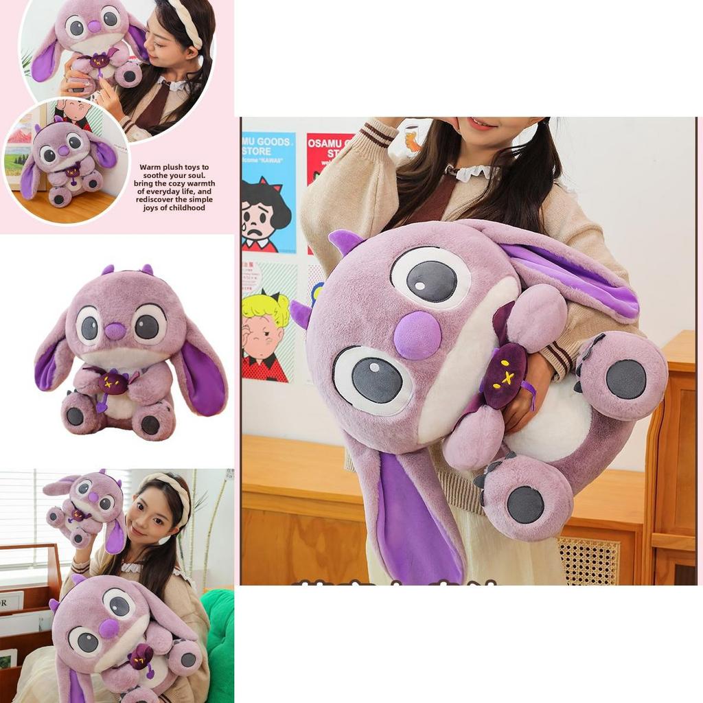 Plush Stitch Character Pillow Large Soft Toy Gift For Kids And Teens